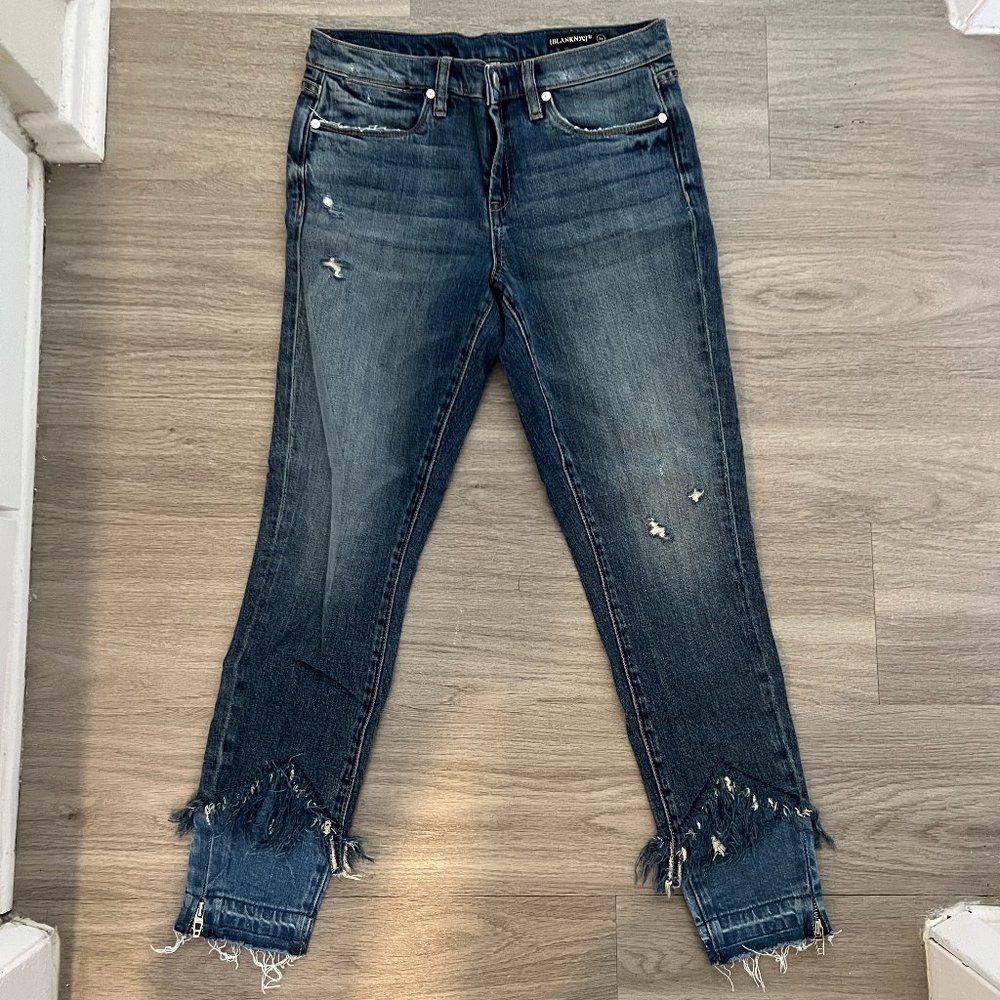 BLANK NYC TWO TONED DENIM
